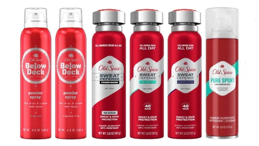 Old Spice and Secret sprays are the latest products recalled over benzene